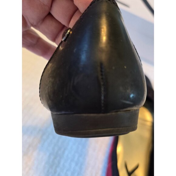 Anne Klein Sport Black & Red Plaid Flats Size 10 M With Box - Picture 12 of 13